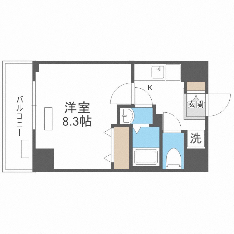 十三駅 徒歩10分 9階の物件間取画像