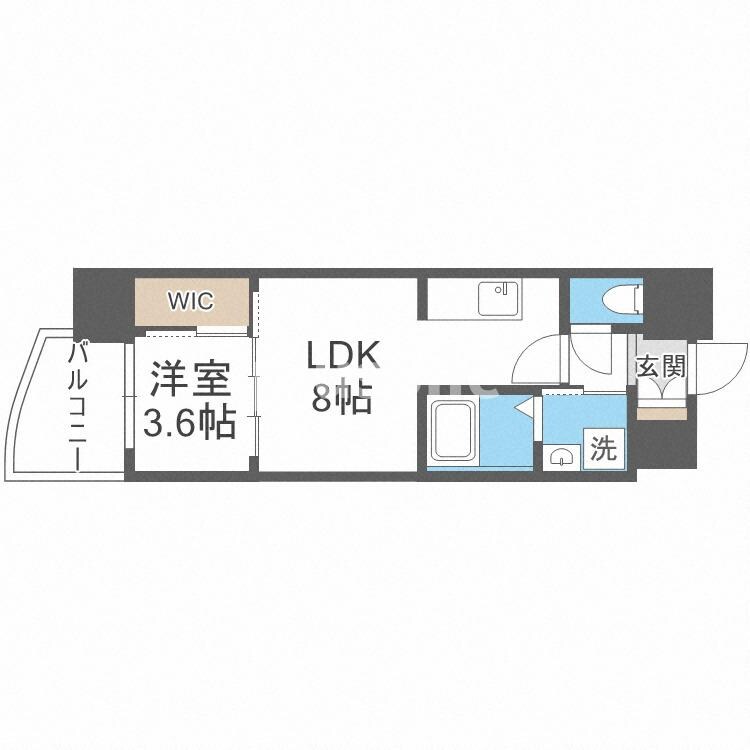 セレニテ福島アリアの物件間取画像