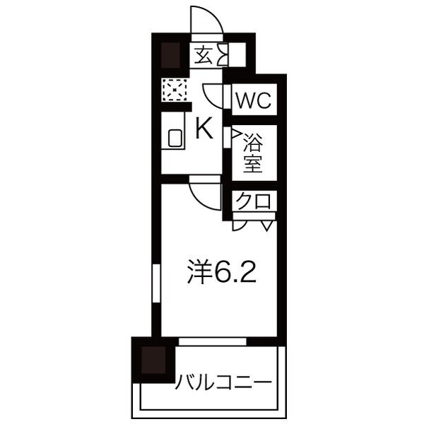 エスリード京橋ステーションプラザの物件間取画像