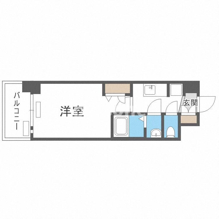 プレサンス堺筋本町センティスの物件間取画像