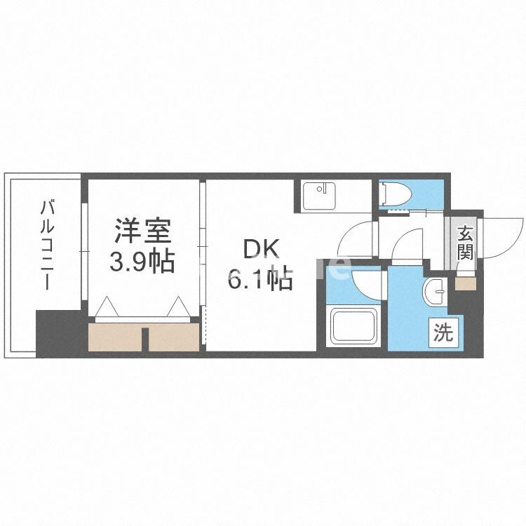 十三駅 徒歩7分 4階の物件間取画像