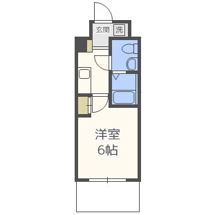 コンフォリア扇町の物件間取画像