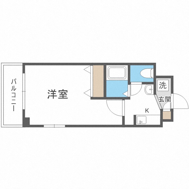 Ｍ’プラザ長堀の物件間取画像