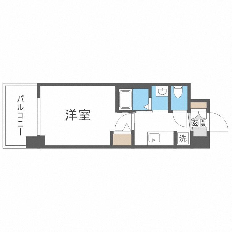 エステムコート新大阪ⅩⅣアイシーの物件間取画像