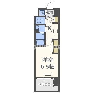 スワンズシティ中之島クロスの物件間取画像