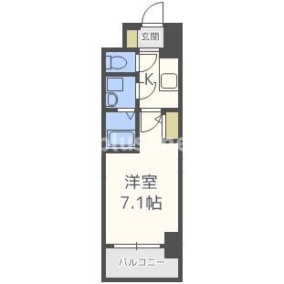 エスリード京橋グランテラスの物件間取画像