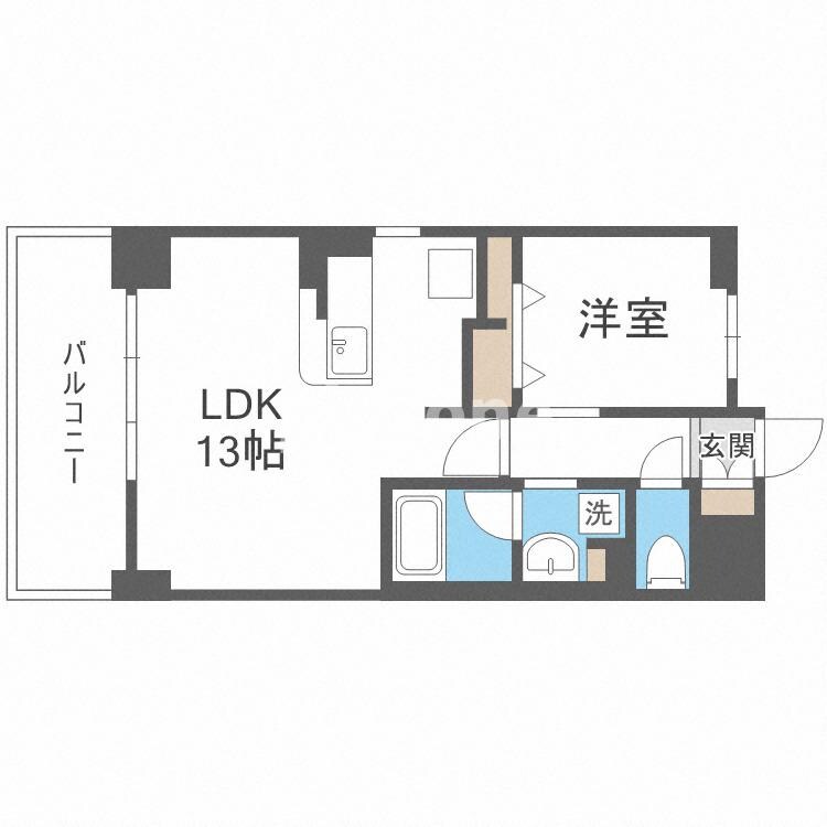 サンセール豊崎の物件間取画像