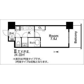 ウォークフォレスト御幸町の物件間取画像