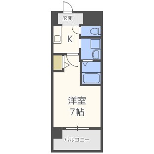 SWISS梅田東の物件間取画像