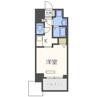 レオンコンフォート上本町の物件間取画像