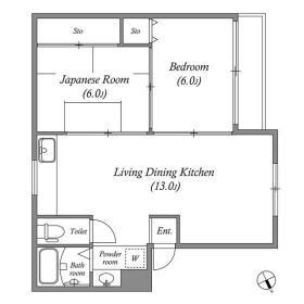 アブニールの物件間取画像