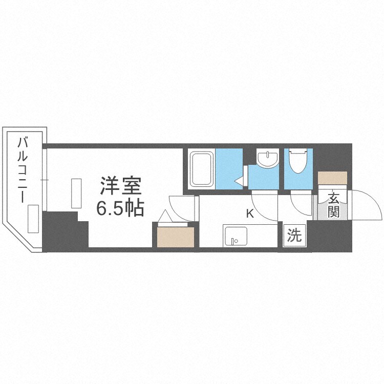 プレサンス福島吉野ミナージの物件間取画像