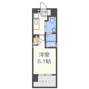 アスリート本町リバーウエストの物件間取画像