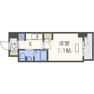 TLRレジデンス本町WESTの物件間取画像