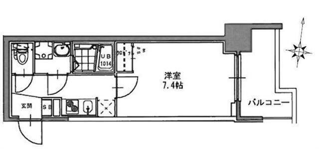 S-RESIDENCE新大阪WESTの物件間取画像