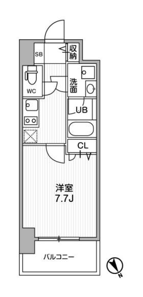 La Douceur九条の物件間取画像