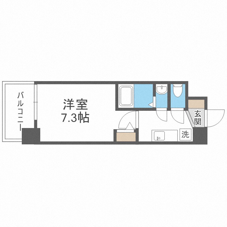 セレニテ福島カルムの物件間取画像