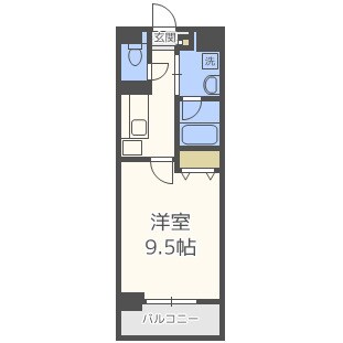 コンフォート弁天の物件間取画像