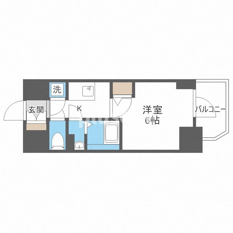 エスリード大阪城クローグの物件間取画像