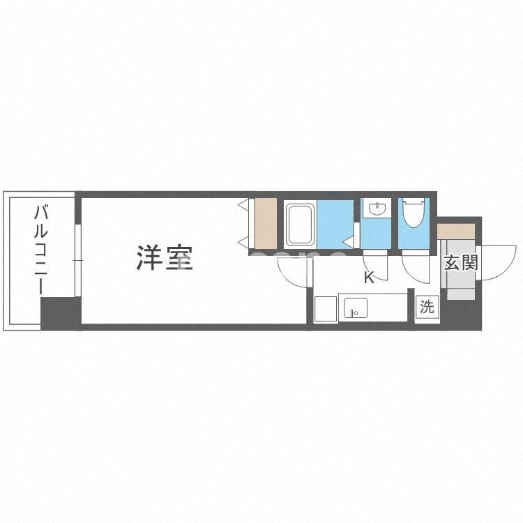 スプランディッド京橋EASTの物件間取画像