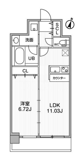 La Douceur天満の物件間取画像