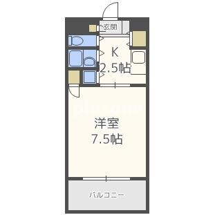 エトワール北梅田の物件間取画像