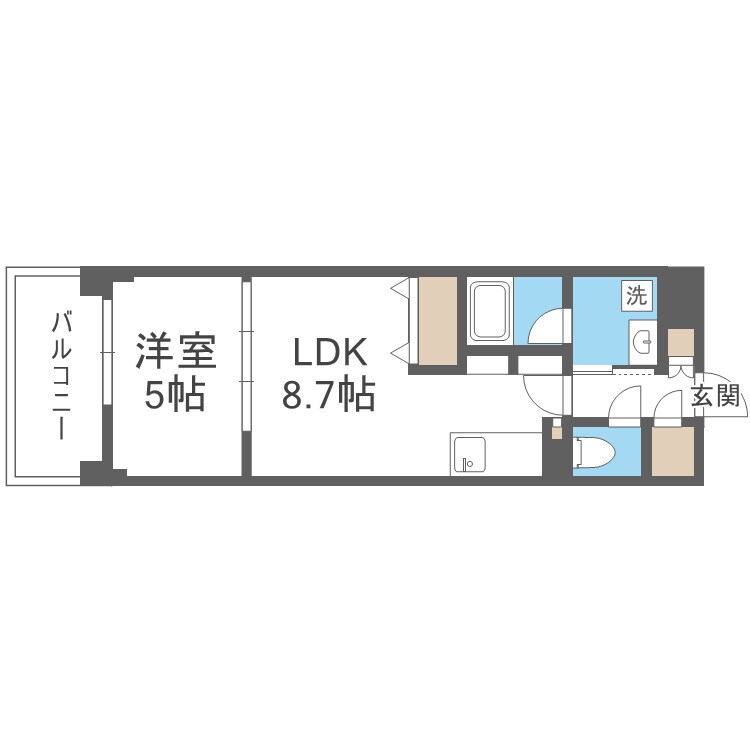 estageo関目高殿の物件間取画像