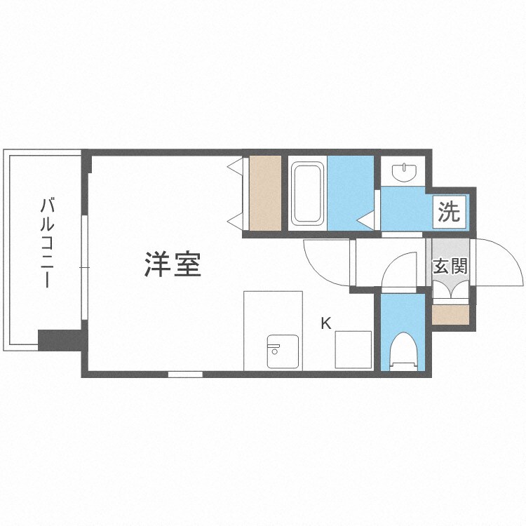 プレサンス大阪城公園ファーストシートの物件間取画像