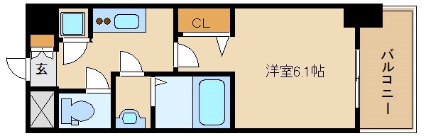 杭瀬駅 徒歩6分 5階の物件間取画像