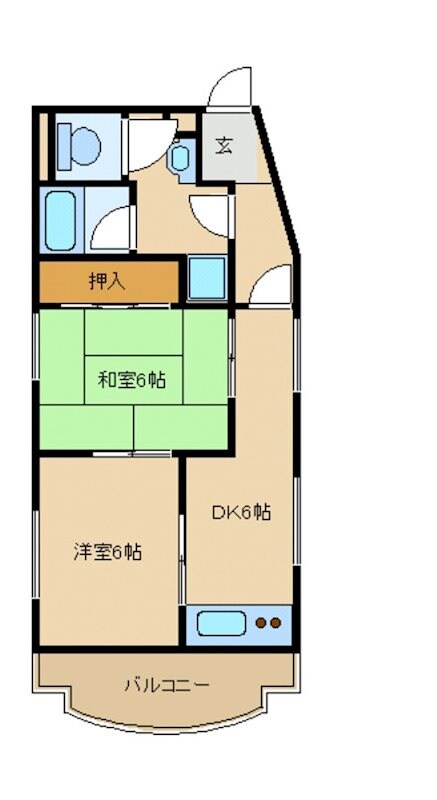 寺島パインマンションの物件間取画像