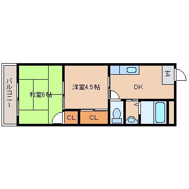 尼崎駅 徒歩8分 3階の物件間取画像