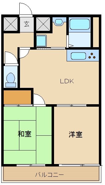 セルジュYS出屋敷の物件間取画像