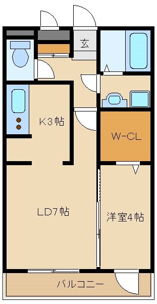 尼崎駅 徒歩2分 1階の物件間取画像