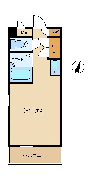 尼崎駅 徒歩20分 3階の物件間取画像