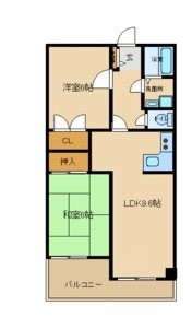 エテルナ武庫川の物件間取画像