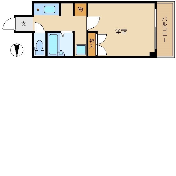 尼崎駅 徒歩10分 1階の物件間取画像