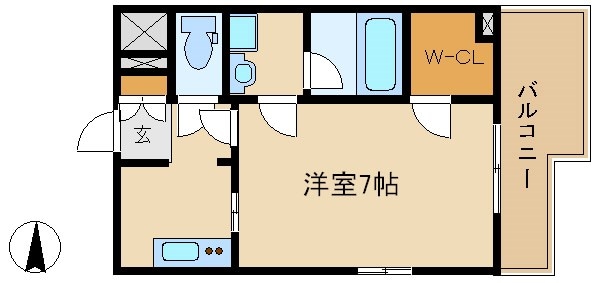 尼崎駅 徒歩7分 12階の物件間取画像