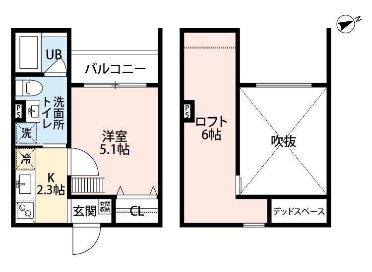 立花駅 徒歩3分 1階の物件間取画像