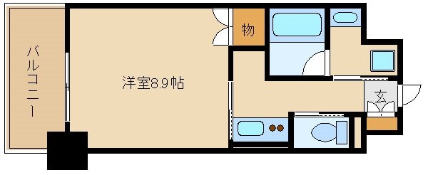 尼崎駅 徒歩6分 5階の物件間取画像