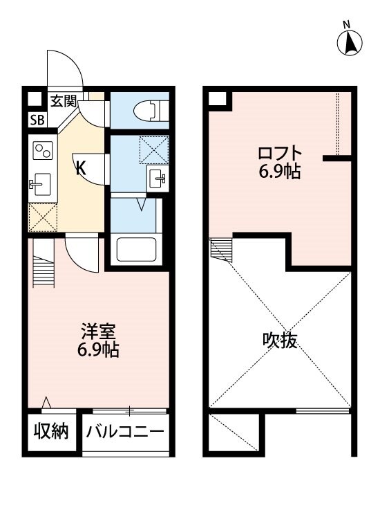 グランシエール武庫川の物件間取画像