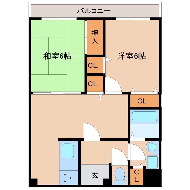 尼崎駅 徒歩13分 4階の物件間取画像