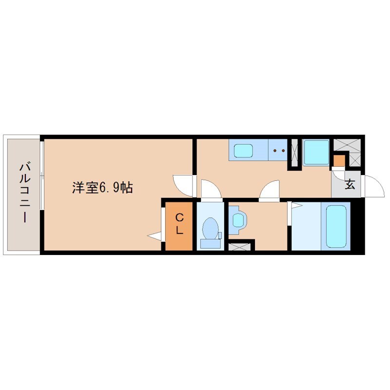 尼崎駅 徒歩11分 1階の物件間取画像