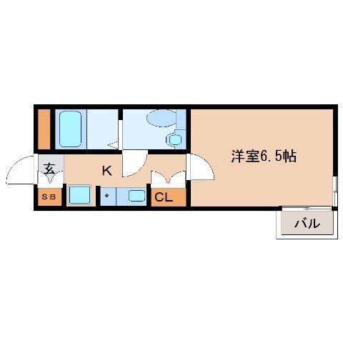 立花駅 徒歩10分 3階の物件間取画像