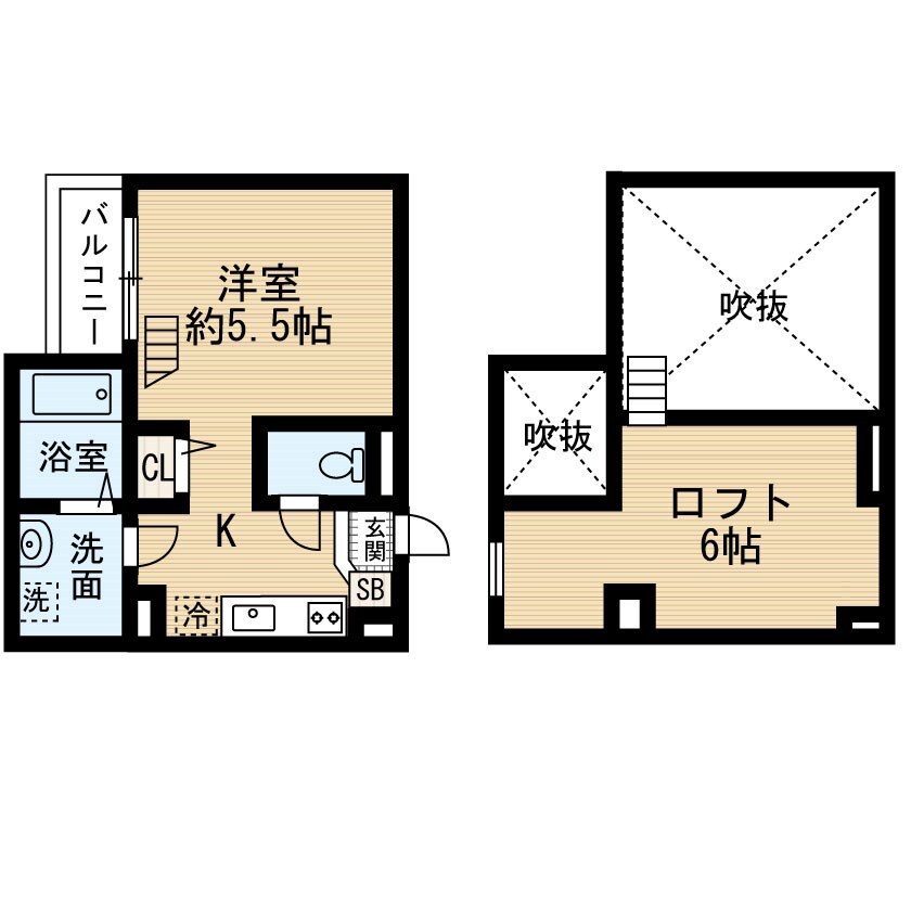 立花駅 徒歩14分 2階の物件間取画像