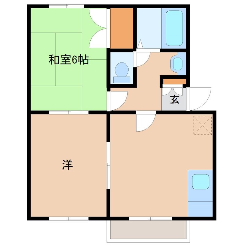 尼崎駅 徒歩10分 2階の物件間取画像