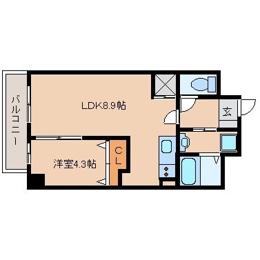 武庫川駅 徒歩15分 4階の物件間取画像