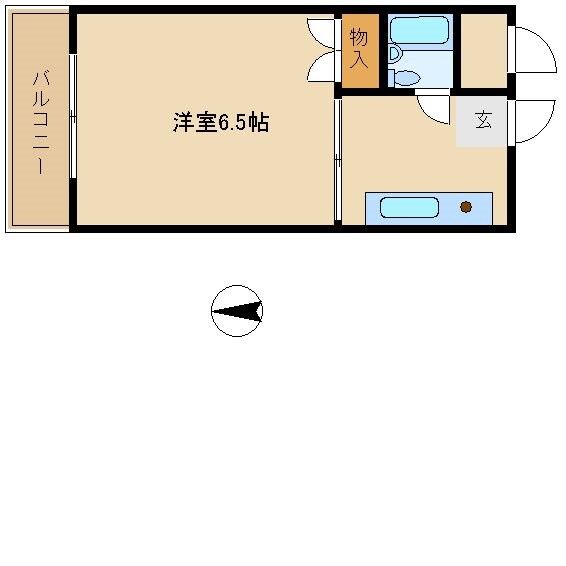 尼崎駅 徒歩18分 2階の物件間取画像