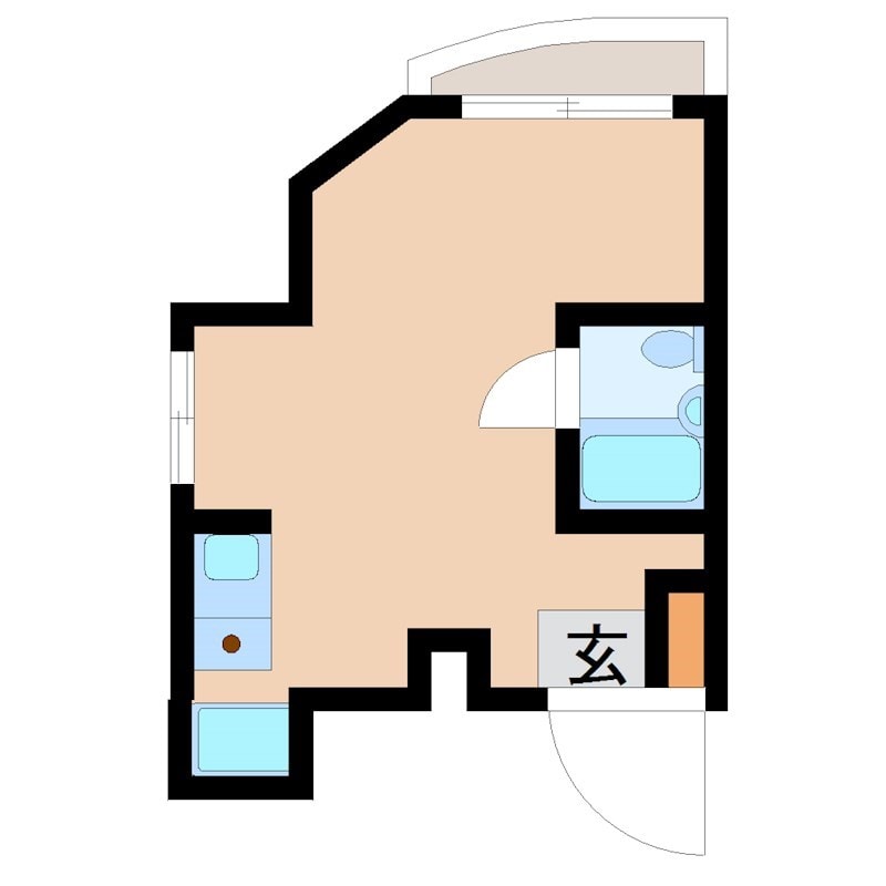 立花駅 徒歩4分 4階の物件間取画像