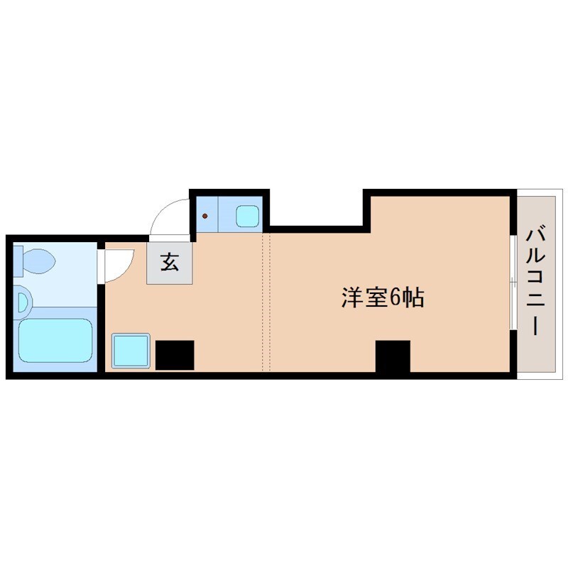 立花駅 徒歩4分 4階の物件間取画像