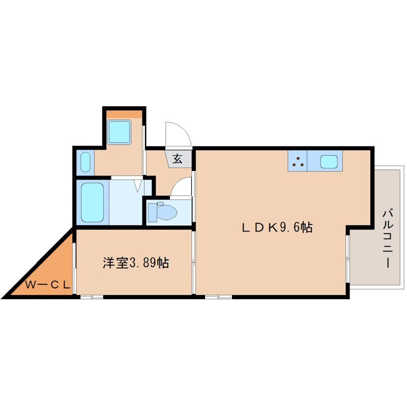 武庫川駅 徒歩8分 1階の物件間取画像